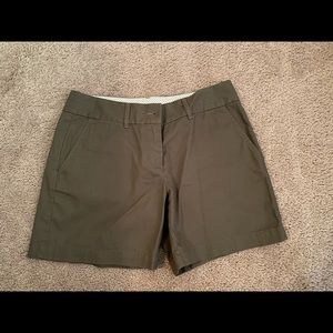 Olive Chino Shorts